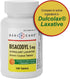 GeriCare Bisacodyl 5 mg Laxative Coated Tablet, Generic for Dulcolax, 100 Count, Pack of 2