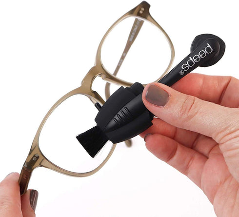 Pink-1 Count (Pack 1) Peeps Glasses Cleaner - for Eyeglasses, Reading Glasses, and More - Lens Cleaner with Carbon