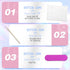 Neon Pink Press on Nails, Short Square Natural Gel Nails, 48Pcs Thick Reusable Fake Nails for Women
