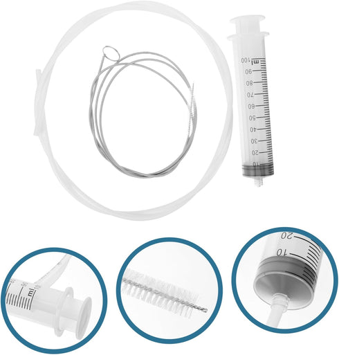 Drain Clog Remover Set, Refrigerator Drain Hole Unclogger Tool for Home Cleaning and Water Drainage