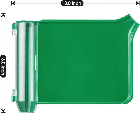Medarchitect Right Hand Pill Counting Tray with Spatula, Green - L Shape