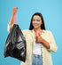 150 Count Bulk Value Pack Drawstring Trash Bags, 4-6 Gallon, Black & Unscented, Multi-purpose Garbage Bags