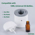 V-ZIYAZA 2025 10ml Waterless Diffuser - Plug in Waterless Essential Oil Diffuser with Timer & Light - Upgrade Version