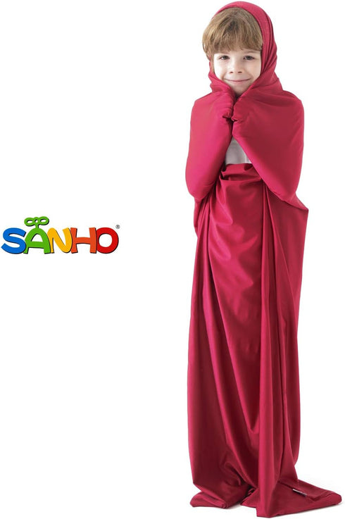 SANHO Premium Sensory Sock Body Sock, Perfect for Children with Sensory Processing Disorder, Updated Version (Wine red