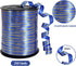 TONIFUL Curling Ribbon-Blue Gold Rimmed Balloon Curling Ribbons-250 Yards Balloon String for DIY Decor,Gift Wrapping,Ribbons and Bows for Christmas New Year Birthday Gifts Graduation Supplies by TONIFUL
