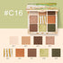 Catkin Eyeshadow Palettes, 9 Blendable Shades, Smooth Long Lasting Matte and Glitter Eye Makeup (C16)