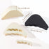 Shoe Inserts Foam Filler, 4 Pairs Adjustable Toe Inserts for Loose Shoes, Black and Beige