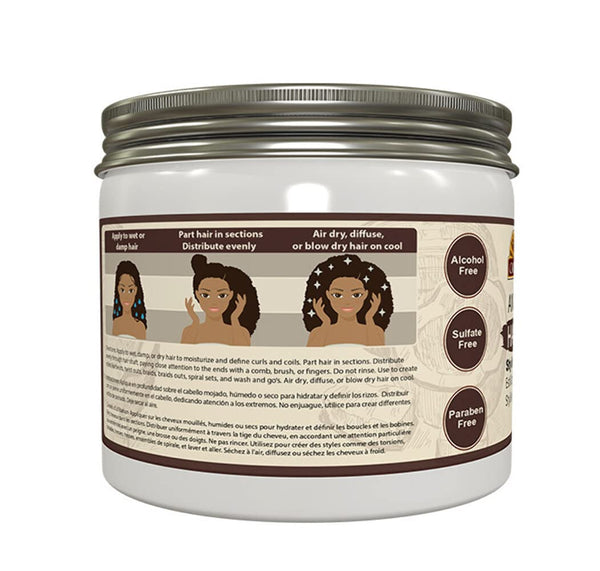 Okay Coconut Anti Frizz Detangling Hair Smoothie, 17 Ounce, White