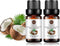 RAINBOW ABBY 2-Pack Coconut Essential Oil, Pure, Undiluted, Therapeutic Grade - 2x10 ml