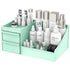 Makeup Desk Cosmetic Storage Box Organizer with Drawers for Vanity Counter, Elegant Holder for Brushes and Lipstick