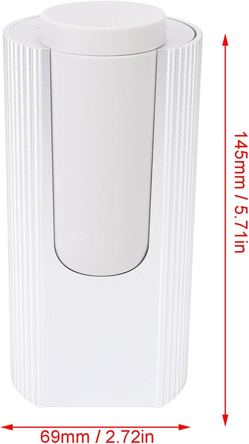 Luocute 20ml Waterless Essential Oil Diffuser, Dual Fluid Mist Portable Aromatherapy Machine, with Auto Adjust Misting