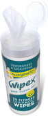 Wipex Fitness Equipment Wipes, Natural Plant Based Gym Wipes, 50 Count, Lemongrass, Eucalyptus & Vinegar