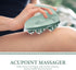 Portable Green Steel Muscle Roller for Neck and Back Relief