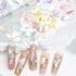 Seashell Slices Nail Decoration, 3D Glitter Sequins for Mermaid DIY Acrylic Nails Supplies
