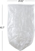 18 Gallon Tall Kitchen Trash Bags, Clear Trash Compactor Bags, 95 Count by Fiazony
