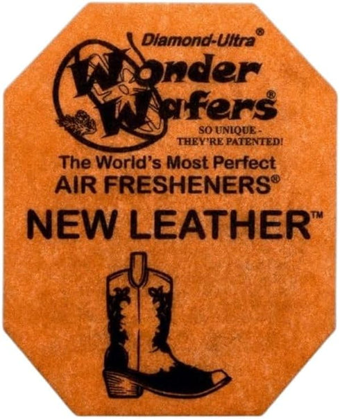 Wonder Wafers 250 Count New Leather Unwrapped Automobile Air Fresheners for Professional Use