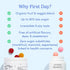 FIRST DAY Kids Daily Multivitamin Gummies – Vitamin A, D3, B6, B12, C, K2 & More for Growth, Brain Function, Immunity –