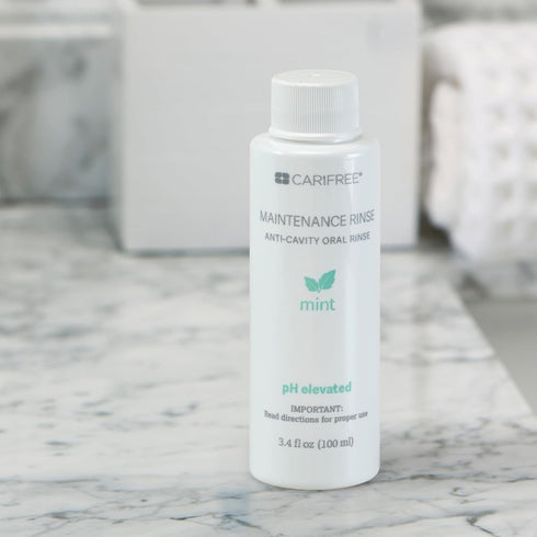 Recommended (Pack 5) CariFree Maintenance Rinse, Mint Flavored, Travel Size for On-The-Go Convenience, Anti-Cavity