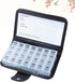 HONITANO 28 Weekly Portable Pill Organizer Compartments Large Capacity Medicine Storage Box with Leather Case for Daily