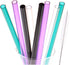 Dakoufish 9" Wide Mouth Reusable Plastic Replacement Drinking Straws for Milkshake, Smoothie Set of 8