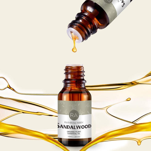 Sandalwood Essential Oil, 100% Pure Natural Aroma for Diffuser (10ML)