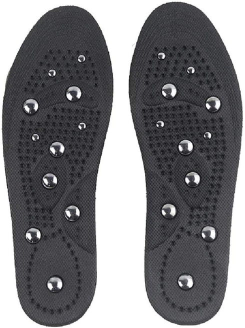 mmfoot Magnetic Therapy Insoles Breathable Massage Insoles Reflexology Foot Pain Acupressure Improve Blood