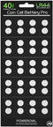 POWEROWL High Capacity LR44 Batteries, 40 Pack, L1154F AG13 357 303 SR44 A76 Premium Alkaline