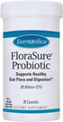 Euromedica FloraSure Probiotic, 30 Capsules, Supports Healthy Gut Flora & Digestion, Vegan, Non-GMO, Dairy Free