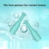 10 Pack Hard Contact Lens Remover & Insertion Tool, RGP Plunger Suction Cup for Hard Lenses (Green)