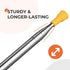 Dusters for Cleaning High Ceiling Fan: Newliton Microfiber Feather Duster with 30'' to 100'' Telescoping Extension Pole