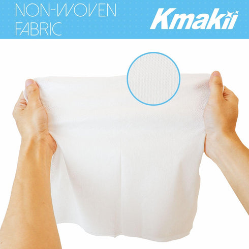KMAKII 80 Pack Heavy Duty Disposable Dish Cloths, Reusable Cleaning Wipes Dish Rags for Kitchen, 11.8 x 21 inches -