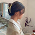 Metal Rhinestone Hair Claw Clips, Imitation Pearl Hair Jaw Clips, Non Slip Barrettes Hair Clasps Accessories for Women