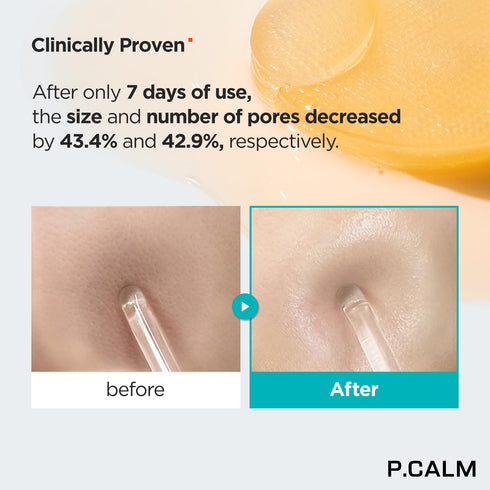 P.CALM Retinolagen Ampoule Pad - 60 Patches, Vegan Fragrance-Free Hydrogel Under Eye Patch with Retinol & Bakuchiol