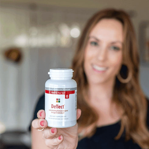 D'Adamo Personalized Nutrition Deflect Lectin Blocker - Blood Type O - 120 Vegetarian Capsules - Metabolism Booster
