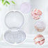 (2 Pack) Solid Orthodontic Retainer Case - White Retainer Case