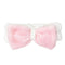 The Crème Shop Teddy Headband | Spa Headband | Headband for Washing Face | Skincare Headbands | Headbands for Women (Pink & White)