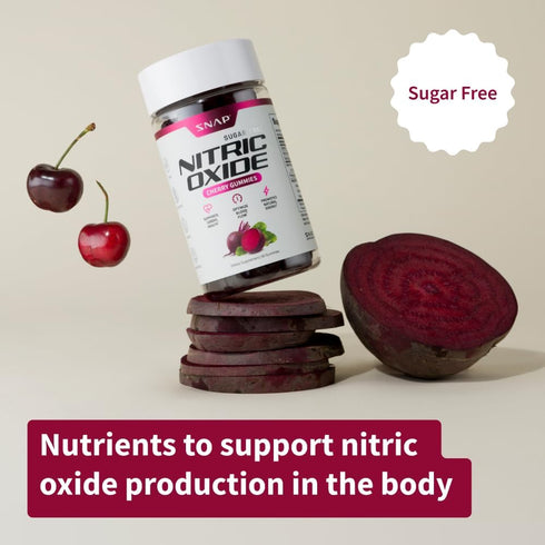 Snap Supplements Sugar Free Nitric Oxide Beet Root Gummies, 60 Gummies