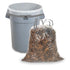 Ultrasac 39 Gallon Clear Drawstring Trash Bags - 1.0 MIL, 33" x 40", Pack of 70 for Lawn & Leaf