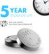 Tenergy 1.5 Volt LR41 Button Cell Batteries (40 Pack) - Ideal for Thermometers, Watches, and Small Electronics