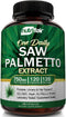 NutriFlair Saw Palmetto Extract 750mg, 120 Capsules, Natural Prostate Supplement, Berry Health Support