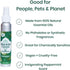 100% Natural Air Freshener Room Spray, PEPPERMINT, Non-Toxic, Safe Around Home, Food, Kids, Pets, Odor Eliminator,