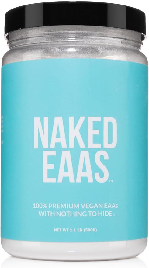 Naked Eaas Amino Acids Powder, 50 Servings Vegan Unflavored Essential Amino Acids Supplement, 500 Grams