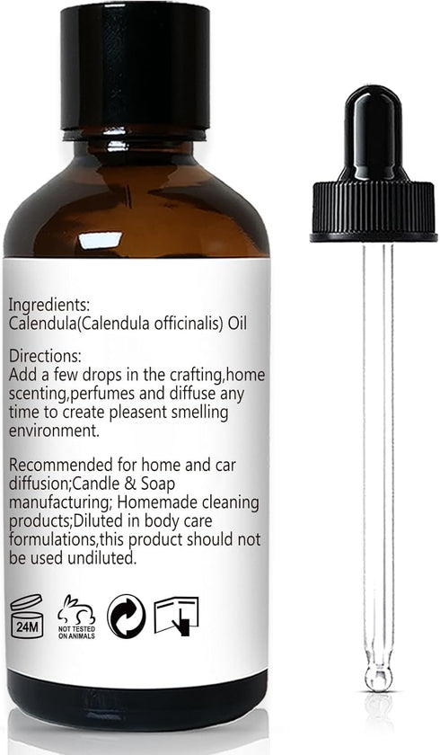 Calendula Essential Oil, Home Fragrance Oil Perfume Oil, Scent Oil for Soaps, Candle Making, Dryer Balls, Diffusers-30ml