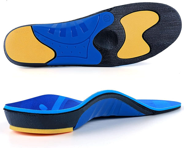 (220+lbs) Standing All Day Heavy Duty Support Orthotics, Pain Relief Insoles for Men Women, High Arch Support