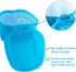 2 Pack Denture Case - Dental Mouthguard Case with Cleaning Brush, Strainer Basket, and Lid Waterproof