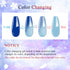 MIZHSE Mood Temperature Color Changing Nail Polish Set, Glow in the Dark Gel Polish, 8 Colors for Nail Art DIY