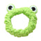 Green Frog Eye Elastic Headband - 1 Pack, Fun Gifts for Women, Spa & Skincare Headband for Makeup & Face Wash