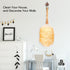 Feather Duster: Lambswool Duster with Solid Wooden Handle, Anti-Static Washable Reusable Small Hand Duster for Home
