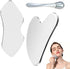 Mellisore Stainless Steel Gua Sha Tool Set, 3Pcs Facial & Body Gua Sha