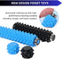 Zqfadalu (2 Pack): Spiky Sensory Focus Tool for Adults Silent Office Desk Accessory & Tactile Stress Relief Roller